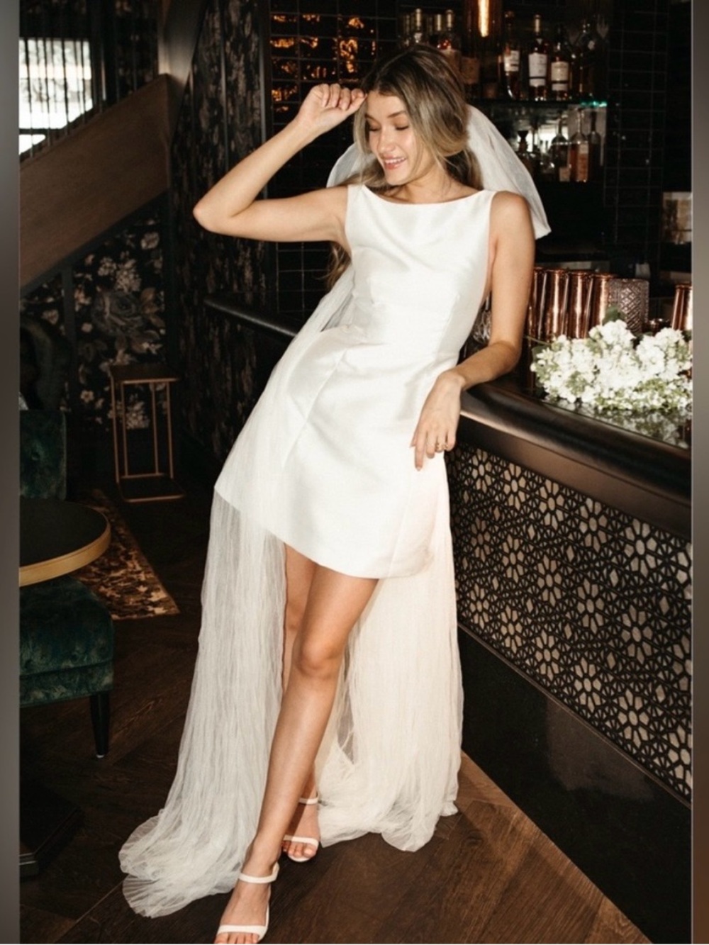 By Watters for Anthropology Naya BHLDN Ivory Bridal gown, shower dress size 12